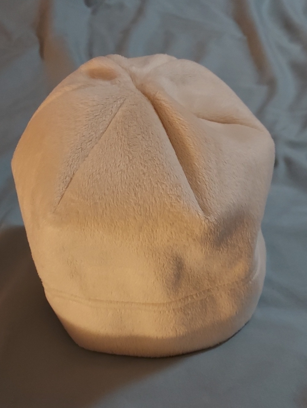 Ladies Cream Beanie Hat.one Size.